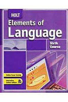 Paperback Elements of Language: Language and Sentence Skills Practice Sixth Course Book