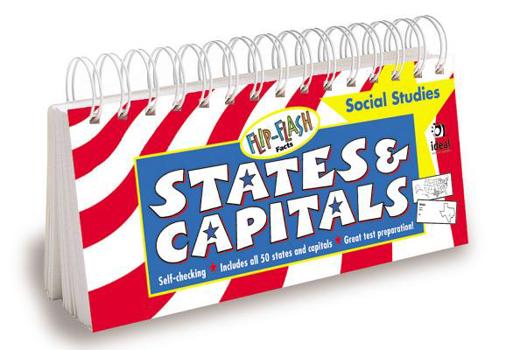 Spiral-bound Flip-Flash(tm) States & Capitals Book