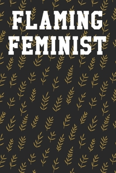 Flaming Feminist: Blank Ukelele Tab Notebook 6”x9” 120 Pages