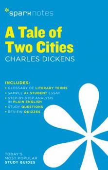 Paperback A Tale of Two Cities Sparknotes Literature Guide: Volume 59 Book