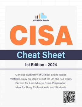 Paperback CISA Cheat Sheet: 1st Edition - 2024 Book
