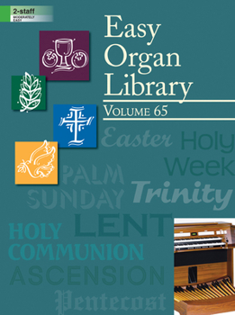 Spiral-bound Easy Organ Library, Vol. 65 Book