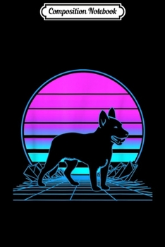 Composition Notebook: Australian Cattle Dog Pastel Goth Vaporwave  Journal/Notebook Blank Lined Ruled 6x9 100 Pages