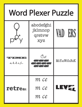 Paperback Word Plexer Puzzle: Rebus Puzzles Word or Phrase Fun and Challenge Game Book