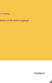 Hardcover Syntax of the Greek Language Book