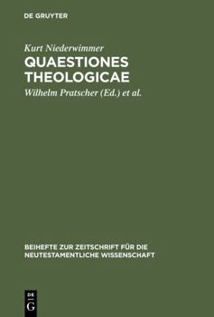 Hardcover Quaestiones theologicae [German] Book