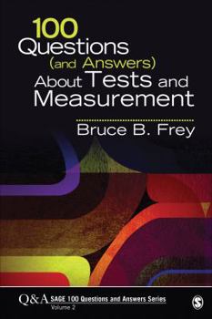Paperback 100 Questions (and Answers) about Tests and Measurement Book
