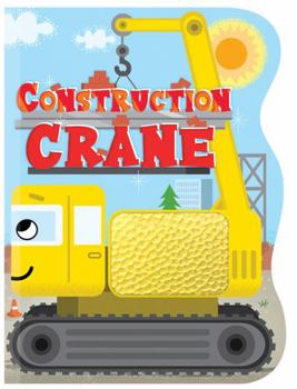 Board book Construction Crane - Touch and Feel Board Book - Sensory Board Book