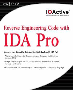 Paperback Reverse Engineering Code with IDA Pro Book
