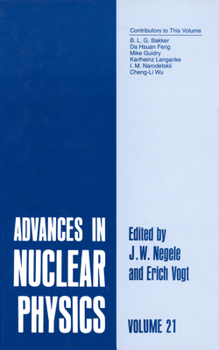 Hardcover Advances in Nuclear Physics: Volume 21 Book