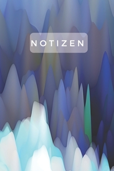 Notizen: Blanko Abstrakt Motiv Heft für Aufzeichnungen Lettering Handschrift zum Selbstgestalten | ein Tolles und Kreatives Geschenk (German Edition)
