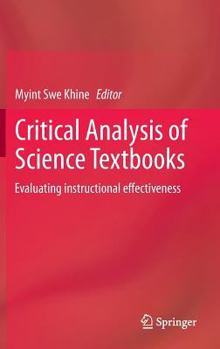 Hardcover Critical Analysis of Science Textbooks: Evaluating Instructional Effectiveness Book