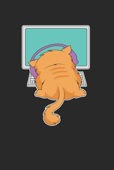 Paperback Cat Gamer Notebook - Player Journal Planner: Computer Console Video Games Organizer For Men Women Kids Blank Book