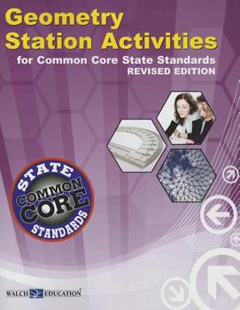 Paperback Geometry Station Activities for Common Core State Standards Book