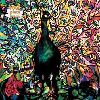 Adult Jigsaw Louis Comfort Tiffany: Displaying Peacock: 1000 piece jigsaw (1000-piece jigsaws)
