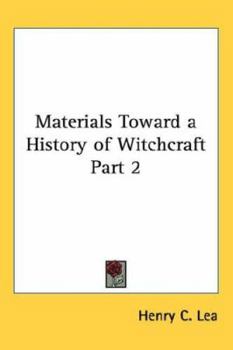 Hardcover Materials Toward a History of Witchcraft Part 2 Book