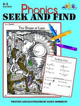 Paperback Phonics Seek and Find Book