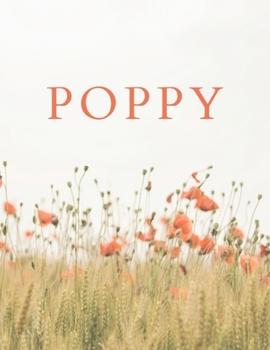 Paperback Poppy: A Decorative Book &#9474; Perfect for Stacking on Coffee Tables & Bookshelves &#9474; Customized Interior Design & Hom Book