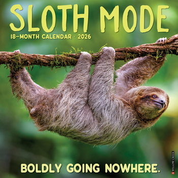 Calendar Sloth Mode 2026 Wall Calendar Book