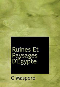 Hardcover Ruines Et Paysages D' Gypte Book