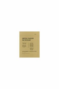 Paperback Middle English Dictionary: Q.1 Book