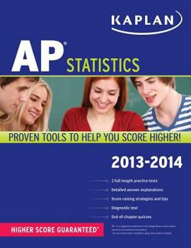 Paperback Kaplan AP Statistics 2013-2014 Book