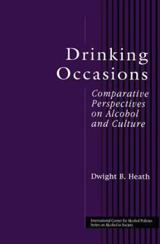 Hardcover Drinking Occasions: Comparative Perspectives on Alcohol and Culture Book