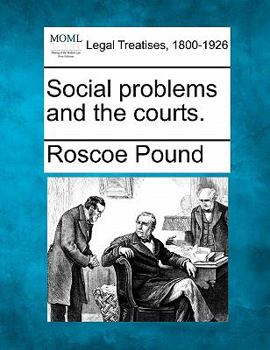 Paperback Social Problems and the Courts. Book