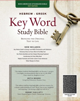 Leather Bound Hebrew-Greek Key Word Study Bible-NASB: Key Insights Into God's Word Book