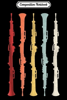 Paperback Composition Notebook: Vintage Retro 70s Oboe For Oboist & Oboe Players Journal/Notebook Blank Lined Ruled 6x9 100 Pages Book