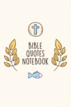 Paperback Bible Quote Notebook: Inspirational Notepad with Scripture Verses Book