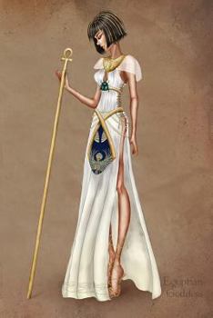 Egyptian Goddess: Ancient Egypt Vintage Style Fashion Illustration Soft Cover Journal, Diary, Notebook with Lined Pages