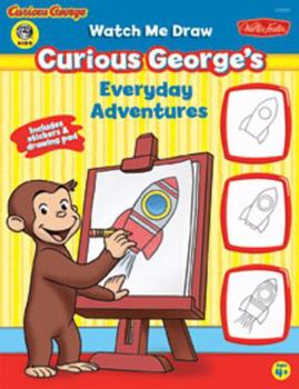 Paperback Watch Me Draw Curious George's Everyday Adventures Book