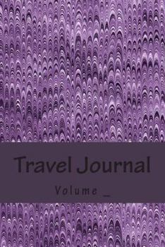 Paperback Travel Journal: Purple Art Cover Book
