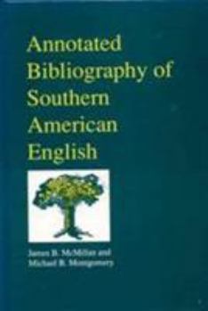 Hardcover Annotated Bibliography of Southern American English Book