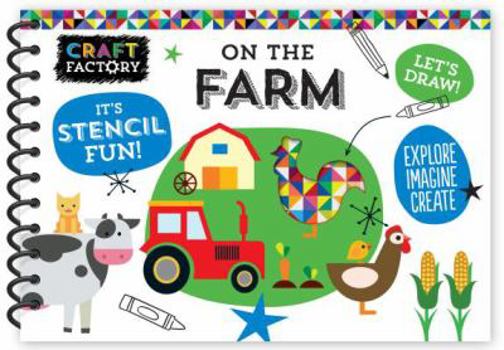 Hardcover Farm Stencil Activity (Craft Factory) Book