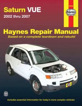 Paperback Saturn Vue, '02-'07 (Haynes Repair Manual) Book