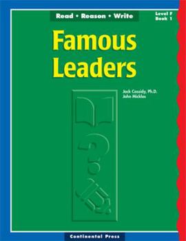 Paperback Famous Leaders Read Reason Write Level F Book 1 Book