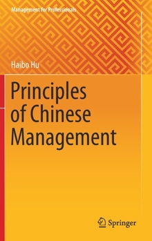 Hardcover Principles of Chinese Management Book