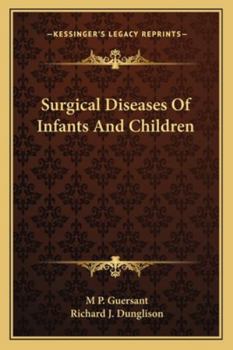 Paperback Surgical Diseases Of Infants And Children Book