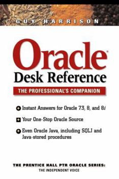 Paperback Oracle Desk Reference Book