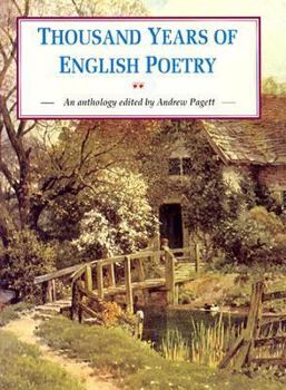 Hardcover Thousand Years of English Poetry: An Anthology Book