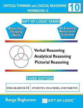 Paperback Critical Thinking and Logical Reasoning Workbook-10 Book