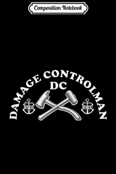 Paperback Composition Notebook: Coast Guard Damage Controlman Shield Journal/Notebook Blank Lined Ruled 6x9 100 Pages Book