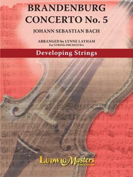 Paperback Brandenburg Concerto No. 5 for String Orchestra: Conductor Score & Parts Book