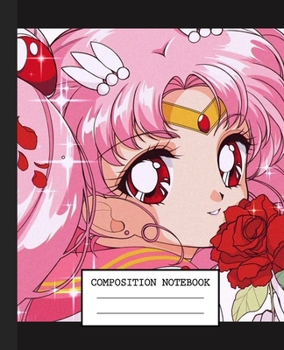 Notebook: Anime Japan Sailor Moon Soft Glossy Cover Graph Paper Pages Book 7.5 x 9.25 Inches 110 Pages