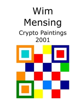 Paperback Wim Mensing Crypto Paintings 2001 Book