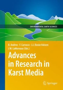 Hardcover Advances in Research in Karst Media Book