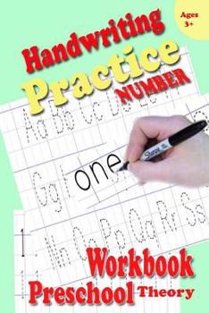Paperback Handwriting Practice Theory: Beginning Number Education Teaching Preschool Workbook Activity Books Leaning Preparing A B C Number 1To25 Book