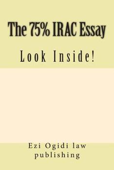 Paperback The 75% Irac Essay: Look Inside! Book